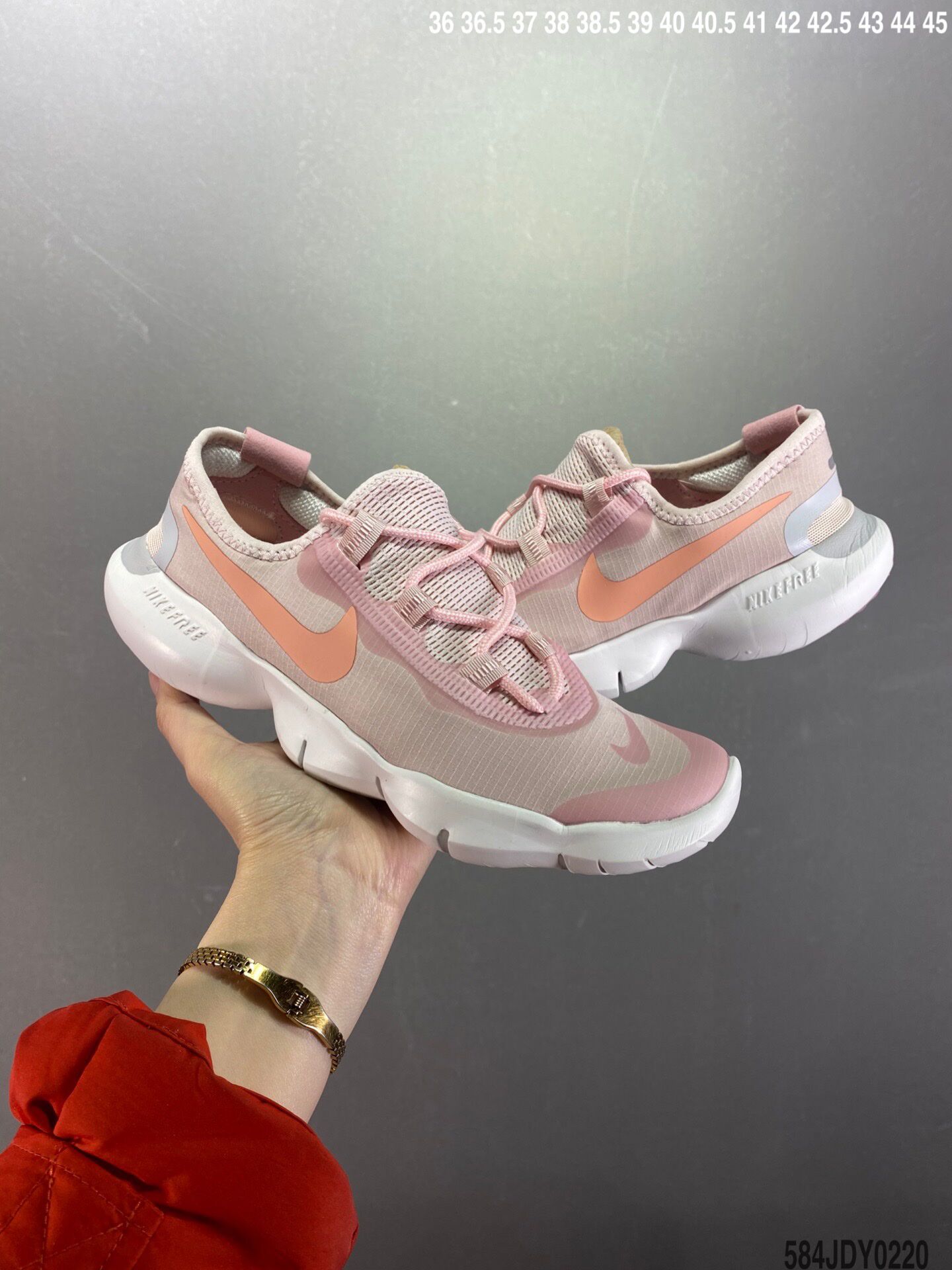 New Women Nike Free 2.0 Flyknit Pink White Shoes